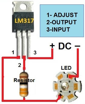 схема подключения lm317
